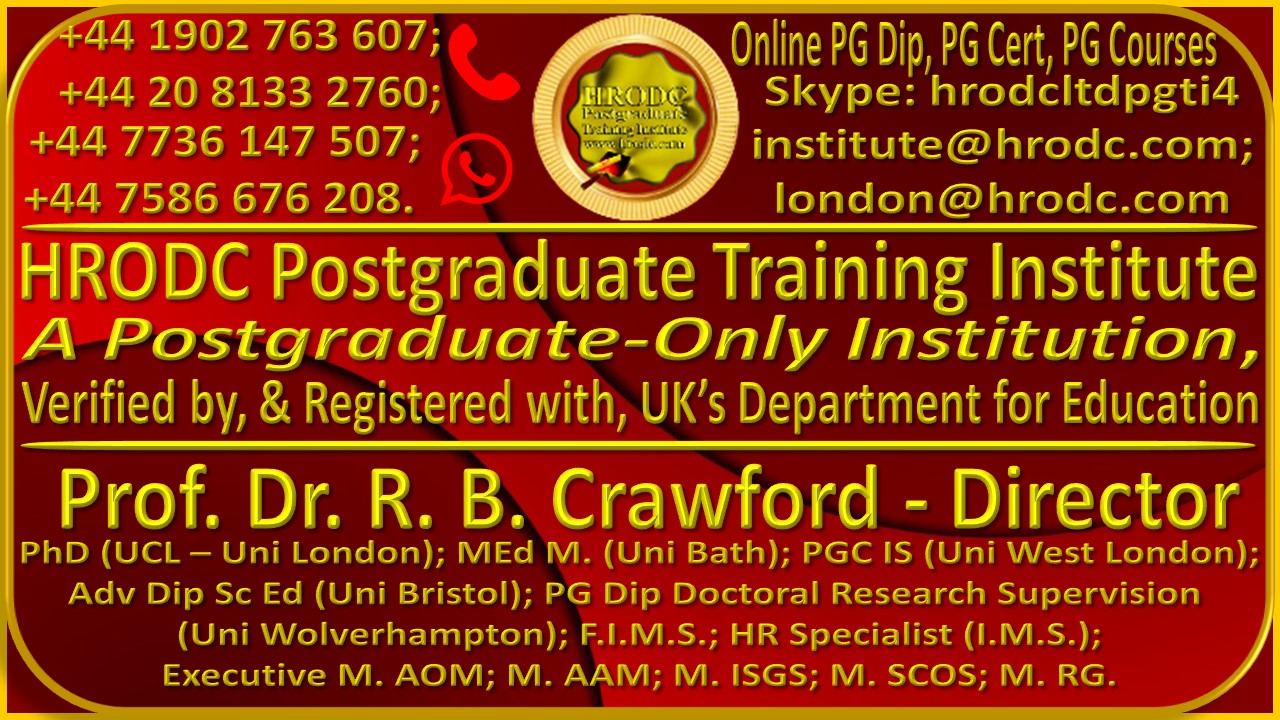 Information Graphics for HRODC Postgraduate Training Institutes Online Website. 